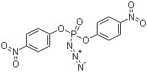 Phosphorazidic acid bis(4-nitrophenyl) ester molecular structure (CAS 51250-91-0)