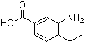 structure of CAS# 5129-23-7, 3-Amino-4-ethylbenzoic acid