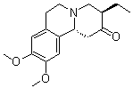 (3R,11bR)-rel-3-Ethyl-1,3,4,6,7,11b-hexahydro-9,10-dimethoxy-2H-benzo[a]quinolizin-2-one molecular structure (CAS 51300-04-0)