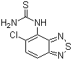 N-(5-氯-2,1,3-苯并噻二唑-4-基)硫脲分子结构 (CAS 51323-05-8)