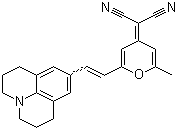 结构式 CAS# 51325-95-2, 4-(二氰基亚甲基)-2-甲基-6-[2-(2,3,6,7-四氢-1H,5H-苯并[ij]喹嗪-9-基)乙烯基]-4H-吡喃
