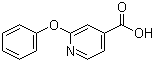 结构式 CAS# 51362-08-4, 2-苯氧基异烟酸