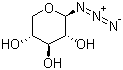 1-叠氮-beta-D-木糖分子结构 (CAS 51368-20-8)