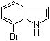 结构式 CAS# 51417-51-7, 7-溴吲哚