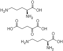 L-Ornithine 2-oxoglutarate molecular structure (CAS 5144-42-3)