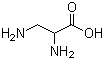 结构式 CAS# 515-94-6, 2,3-二氨基丙酸