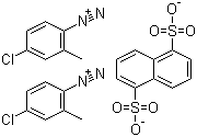 Fast Red TR Salt 1,5-naphthalenedisulfonate salt molecular structure (CAS 51503-28-7)