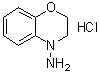2,3-二氢-4H-1,4-苯并恶嗪-4-胺单盐酸盐分子结构 (CAS 51512-01-7)