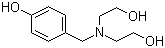 4-[[Bis(2-hydroxyethyl)amino]methyl]phenol molecular structure (CAS 51527-97-0)