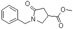 1-苄基-5-氧代吡咯烷-3-羧酸甲酯分子结构 (CAS 51535-00-3)