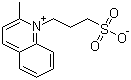 structure of CAS# 51583-69-8, 3-(2-Methylquinolin-1-ium-1-yl)propane-1-sulfonate;2-Methyl-1-(3-sulphonatopropyl)quinolinium