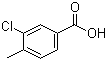 结构式 CAS# 5162-82-3, 3-氯-4-甲基苯甲酸