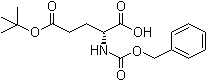 N-[苄氧羰基]-D-谷氨酸 5-叔丁基酯分子结构 (CAS 51644-83-8)