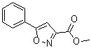 structure of CAS# 51677-09-9, Methyl 5-phenyl-3-isoxazolecarboxylate;3-(Methoxycarbonyl)-5-phenylisoxazole