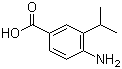 4-氨基-3-异丙基苯甲酸分子结构 (CAS 51688-76-7)