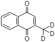 2-(甲基-D3)-1,4-萘醌分子结构 (CAS 5172-16-7)