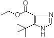 5-(1,1-Dimethylethyl)-1H-imidazole-4-carboxylic acid ethyl ester molecular structure (CAS 51721-21-2)