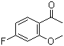4'-氟-2'-甲氧基苯乙酮分子结构 (CAS 51788-80-8)