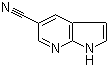1H-Pyrrolo[2,3-b]pyridine-5-carbonitrile molecular structure (CAS 517918-95-5)
