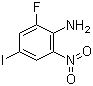 structure of CAS# 517920-73-9, 2-Fluoro-4-iodo-6-nitrobenzenamine