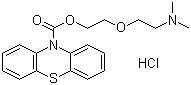 地美索酯盐酸盐分子结构 (CAS 518-63-8)