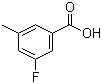 3-Fluoro-5-methylbenzoic acid molecular structure (CAS 518070-19-4)