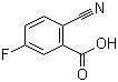 结构式 CAS# 518070-24-1, 2-氰基-5-氟苯甲酸