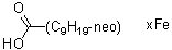 Iron neodecanoate molecular structure (CAS 51818-55-4)
