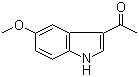 结构式 CAS# 51843-22-2, 3-乙酰基-5-甲氧基吲哚