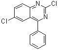 结构式 CAS# 5185-54-6, 2,6-二氯-4-苯基喹唑啉