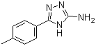 结构式 CAS# 51884-11-8, 5-(4-甲基苯基)-4H-1,2,4-三唑-3-胺