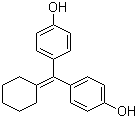 structure of CAS# 5189-40-2, 4,4'-Cyclohexylidenemethylenediphenol;4-[Cyclohexylidene(4-hydroxyphenyl)methyl]phenol