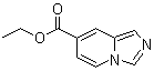 咪唑并[1,5-a]吡啶-7-甲酸乙酯分子结构 (CAS 518979-75-4)