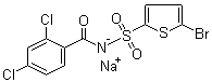 Tasisulam sodium molecular structure (CAS 519055-63-1)