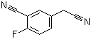 structure of CAS# 519059-09-7, 3-Cyano-4-fluorobenzeneacetonitrile;5-(Cyanomethyl)-2-fluorobenzonitrile
