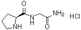 L-Prolylglycinamide monohydrochloride molecular structure (CAS 51952-37-5)