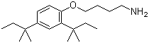 结构式 CAS# 51959-14-9, 4-(2,4-二特戊基苯氧基)丁胺