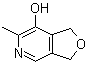 结构式 CAS# 5196-20-3, 1,3-二氢-6-甲基-呋喃并[3,4-c]吡啶-7-醇