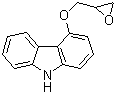 4-环氧丙烷氧基咔唑分子结构 (CAS 51997-51-4)