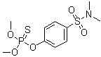structure of CAS# 52-85-7, Famophos;Famphur; O,O-Dimethyl O-[p-(dimethylsulfamoyl)phenyl] phosphorothioate; O,O-Dimethyl phosphorothioate O-ester with p-hydroxy-N,N-dimethylbenzenesulfonamide; Warbex