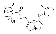 结构式 CAS# 520-68-3, 蓝蓟定