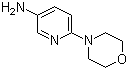 3-氨基-6-吗啉基吡啶分子结构 (CAS 52023-68-4)