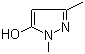 1,3-二甲基-5-羟基吡唑分子结构 (CAS 5203-77-0)