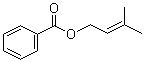 结构式 CAS# 5205-11-8, 苯甲酸 3-甲基-2-丁烯酯