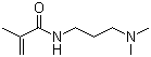 structure of CAS# 5205-93-6, Dimethylamino propyl methacrylamide ;N-[3-(Dimethylamino)propyl]-2-methacrylamide
