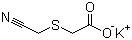 Potassium [(cyanomethyl)thio]acetate molecular structure (CAS 52069-54-2)