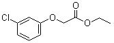 structure of CAS# 52094-98-1, (3-Chlorophenoxy)acetic acid ethyl ester;Ethyl (3-chlorophenoxy)acetate; Ethyl (m-chlorophenoxy)acetate