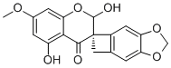 2-Hydroxy-7-O-methylscillascillin molecular structure (CAS 52096-50-1)