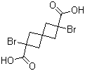 2,6-二溴螺[3.3]庚烷-2,6-二甲酸分子结构 (CAS 52097-91-3)