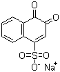 结构式 CAS# 521-24-4, 1,2-萘醌-4-磺酸钠盐